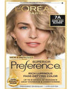 L'Oreal Superior Preference Permanent Hair Color, 7A Dark Ash Blonde, 1 Pack