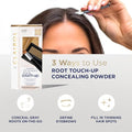 Clairol Root Touch-Up Temporary Concealing Powder, Light Brown