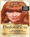 L'Oreal Superior Preference Permanent Hair Color, 7LA Lightest Auburn, 1 Pack