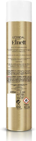 L'Oréal Paris Hairspray By Elnett Extra Strong Hold & Shine, 400ml