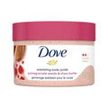 Dove Pomegranate & Shea Butter Body Scrub, Exfoliates & Nourishes, 10.5 Oz