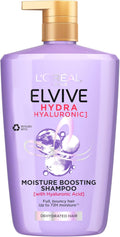 L’Oréal Paris Elvive Hydra Hyaluronic Shampoo for Dehydrated Hair, 1L