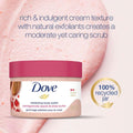 Dove Pomegranate & Shea Butter Body Scrub, Exfoliates & Nourishes, 10.5 Oz