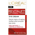 L'Oreal Revitalift Anti-Wrinkle Eye Cream, with Pro Retinol, 0.5 Oz