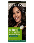 Clairol Natural Instincts Semi-Permanent Hair Dye, 3 Brown Black, 5.85 Fl Oz, 1 Pack