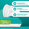 Pampers Free & Gentle Baby Wipes, 99% Water, Unscented, 624 Wipes (8 Packs)