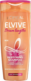 L'Oreal Elvive Dream Lengths Keratin Shampoo, 400ml, Pack of 6