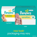 Pampers Sensitive Baby Wipes, Water-Based, Hypoallergenic, 1344 Wipes (16 Packs)