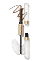 Revlon ColorStay Brow Fantasy, 2-in-1 Eyebrow Pencil & Shaping Gel, 003 Medium Brown, Smudge-Proof, 16HR Wear