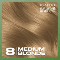 Clairol Natural Instincts Demi-Permanent Hair Dye, 8 Medium Blonde Hair Color, Pack of 1