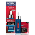 L'Oreal Revitalift 0.3% Pure Retinol Night Serum, Fragrance Free, 1 Oz + Moisturizer Sample