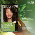 Clairol Natural Instincts Semi-Permanent Hair Dye, 3 Brown Black, 5.85 Fl Oz, 1 Pack