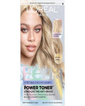 L'Oreal Feria Anti-Brass Hair Toner, Champagne Blonde, 1 Application