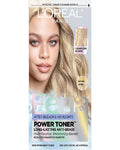 L'Oreal Feria Anti-Brass Hair Toner, Champagne Blonde, 1 Application