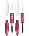 L'Oreal Double Extend Tubing Mascara, Lengthening 2-Step, Smudgeproof, Black, Pack of 2