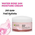 Garnier 24H Moisture Cream with Rose Water & Hyaluronic Acid, 1.7 Fl Oz