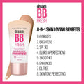 Maybelline Dream Fresh BB Cream, SPF 30, Sheer Tint, Light, 1 Fl Oz