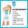 Maybelline Dream Pure BB Cream, 2% Salicylic Acid, Sheer Tint, Medium, 1 Count