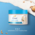 Dove Macadamia & Rice Milk Body Scrub, Nourishes & Smooths Skin, 10.5 Oz