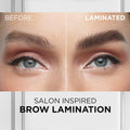 L'Oréal Infallible 24H Brow Lamination, Water-Resistant Eyebrow Gel, Clear, 0.16 Fl Oz