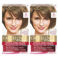 L'Oréal Excellence Crème Permanent Hair Color, Gray, Medium Blonde 8, Pack of 2