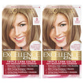 L'Oréal Excellence Crème Permanent Hair Color, Gray, Medium Blonde 8, Pack of 2