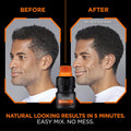 L’Oreal Men Expert One Twist Permanent Hair Color, Real Black 02, Ammonia-Free, 2 Application Kit