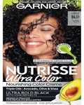 Garnier Nutrisse Ultra Color Permanent Hair Dye, BL11 Jet Blue Black (Black Currant)