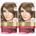 L'Oréal Excellence Crème Permanent Hair Color, Gray, Medium Blonde 8, Pack of 2