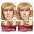 L'Oréal Excellence Crème Permanent Hair Color, Gray, Medium Blonde 8, Pack of 2