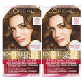 L'Oréal Excellence Crème Permanent Hair Color, Gray, Medium Blonde 8, Pack of 2