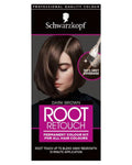 Schwarzkopf Root Retouch Permanent Root Concealer Brown Hair Dye, Dark Brown